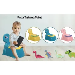 Entrenamiento para ir al bañoEntrenamiento para ir al baño con forma de dinosaurio: silla de baño para niños y niñas, antides...