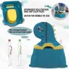 Entrenamiento para ir al bañoEntrenamiento para ir al baño con forma de dinosaurio: silla de baño para niños y niñas, antides...