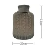 Soft knitted flannel - cover for hot water bottle - 2000mlHealth & Beauty