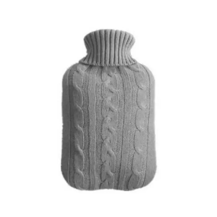 Soft knitted flannel - cover for hot water bottle - 2000mlHealth & Beauty