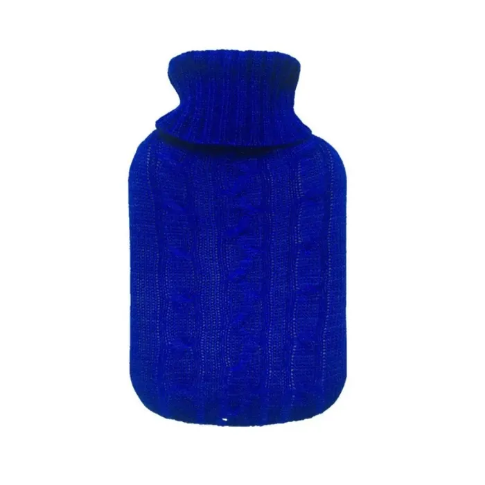 Soft knitted flannel - cover for hot water bottle - 2000mlHealth & Beauty
