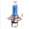 H4Bombilla halógena para coche - H4 - 55W - DRL - 2 piezas