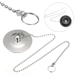DesagüesDesagüe de lavabo cromado - tapón para lavabo y bañera - tapón