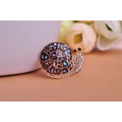 Fashionable snail broochBrooches