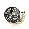 Fashionable snail broochBrooches