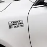 PegatinasGas Or Ass - pegatina de vinilo para coche 15 * 7 cm