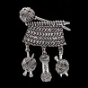 BrochesBola de tejido / hilo - broche vintage