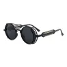 Classic gothic steampunk sunglasses - retro - round frameSunglasses
