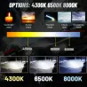 H1Faro LED Dualvision - 20000LM 120W - 4300K 6500K 8000K PTF