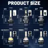 Dualvision LED Headlight - 20000LM 120W - 4300K 6500K 8000K PTFH1