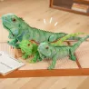 Animales de peluchePeluche camaleón de 65 cm/95 cm, reptil, peluche suave