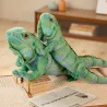 Animales de peluchePeluche camaleón de 65 cm/95 cm, reptil, peluche suave