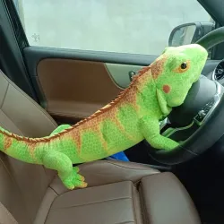 Animales de peluchePeluche camaleón de 65 cm/95 cm, reptil, peluche suave