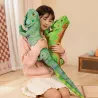 Animales de peluchePeluche camaleón de 65 cm/95 cm, reptil, peluche suave
