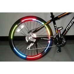 LucesBicicleta rueda borde reflectante pegatina