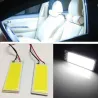 Xenon HID white - 36 COB LED light - bulb - car interior panel lamp - 12V 5500K 6000K - 2 piecesXenon