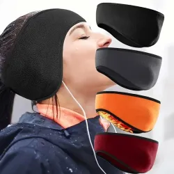 Deporte de InviernoWarm Fleece Earmuffs Headband Soft Windproof Ear Warmer Unisex Outdoor Sports Headbands Ideal for Skiing R...