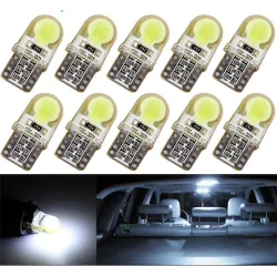 T10copy of T10 W5W LED lámpara de luz del coche COB bombilla10 pcs