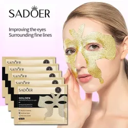 Piel1/5/10/20 unidades / Mascarilla de colágeno dorado para ojos - parches hidratantes, reafirmantes y antiojeras