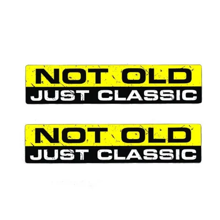 Pegatinascopy of NO OLD JUST CLASE - pegatina de coche 15.2CM * 3.3CM
