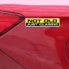 Pegatinascopy of NO OLD JUST CLASE - pegatina de coche 15.2CM * 3.3CM