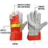 Fire Proof Heat Flame Resistant Protective Gloves With Reflective StrapElectronics & Tools