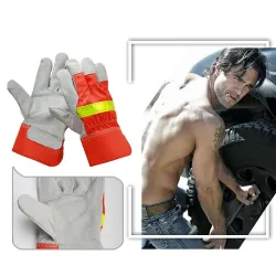Fire Proof Heat Flame Resistant Protective Gloves With Reflective StrapElectronics & Tools