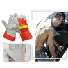 Fire Proof Heat Flame Resistant Protective Gloves With Reflective StrapElectronics & Tools