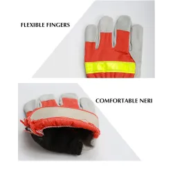 Fire Proof Heat Flame Resistant Protective Gloves With Reflective StrapElectronics & Tools
