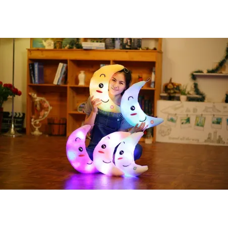 Plush moon doll with colourful Led lights 35 cmCuddly toys