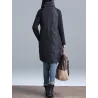 VestidosTurtleneck Loose Patchwork Tunic Winter Dress
