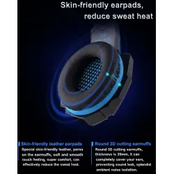 G9000 - Gaming Headset With Microphone LED 3.5mmEar- & Headphones