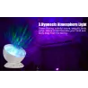 DecoraciónOlas de océano - cielo estrella - luz de noche LED USB - proyector