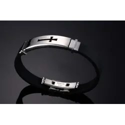 PulserasPulsera de acero inoxidable de silicona