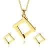 Conjuntos de joyasCollar de forma irregular cuadrado " Pendientes Joyería Set
