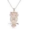 Crystal owl pendant necklaceNecklaces