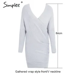 Sexy Cross Knitting Sweater PulloverHoodies & Jumpers