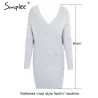 Sexy Cross Knitting Sweater PulloverHoodies & Jumpers