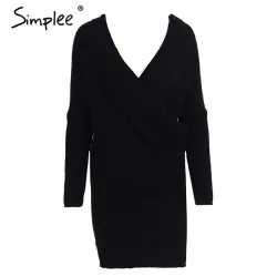 Sexy Cross Knitting Sweater PulloverHoodies & Jumpers