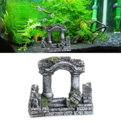 AcuarioAquarium Fish Tank Decoración Pilares de piedra de la Plaza de Roma