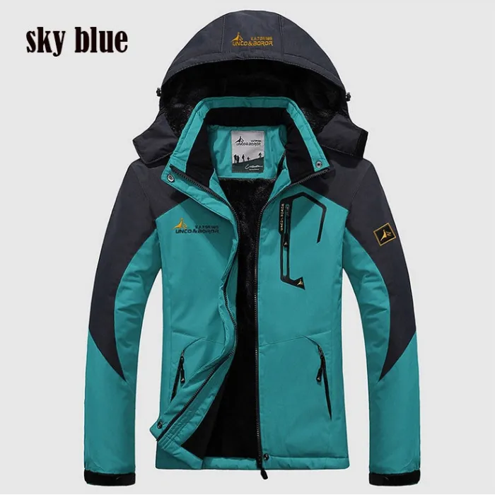 Water Resistant Windproof Thick Hooded Winter JacketJackets