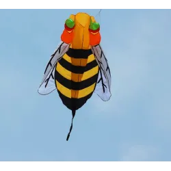 Colorful bee - nylon mite - 3 meterKites