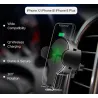 AccesoriosiPhone X S8 Original 360 Grado Rotación Qi Wireless Cargador de teléfono con indicador LED