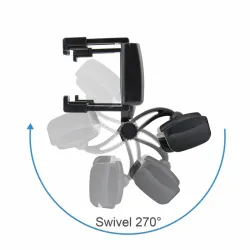 AccesoriosiPhone Samsung GPS Smartphone Car Rear View Mirror 360 Degree Phone Holder