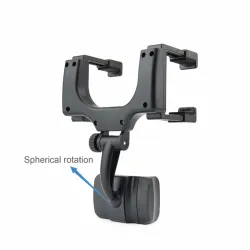 AccesoriosiPhone Samsung GPS Smartphone Car Rear View Mirror 360 Degree Phone Holder