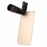 AccesoriosiPhone 8 7 6 5 S Smartphone Kit de lentes de telescopio móvil Tripod 12X
