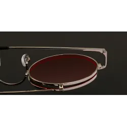 Steampunk Vintage Round Double Lens Sunglasses UnisexSunglasses
