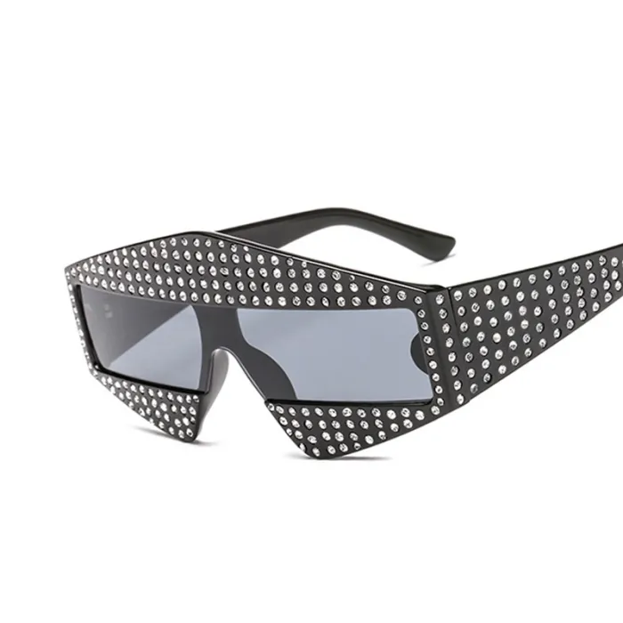 Rhinestones frame - oversized sunglassesSunglasses