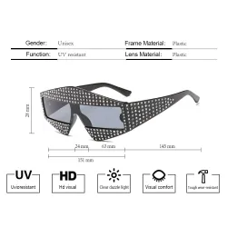 Rhinestones frame - oversized sunglassesSunglasses