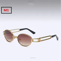 Retro Steampunk Small Round Sunglasses Unisex UV400Sunglasses